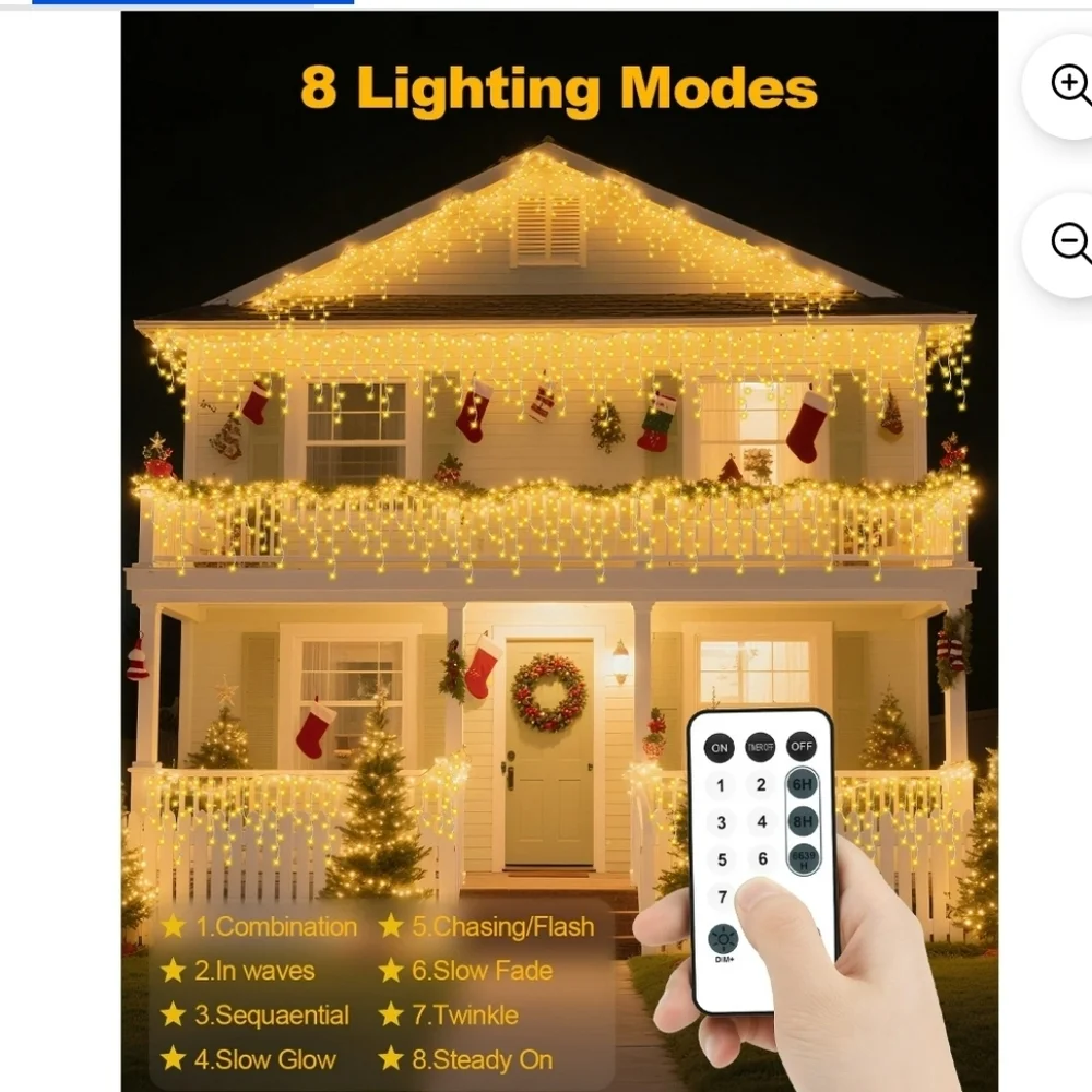 Christmas Icicle Lights